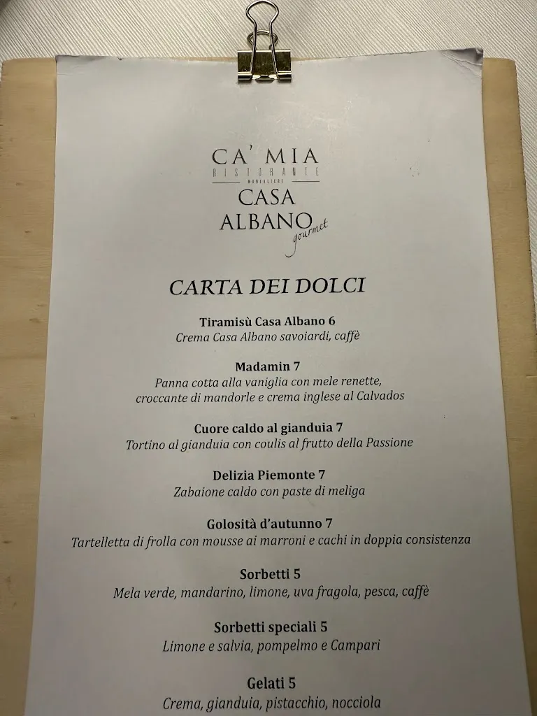 Menu_Ca' Mia - Casa Albano Ristorante_Moncalieri_image_2