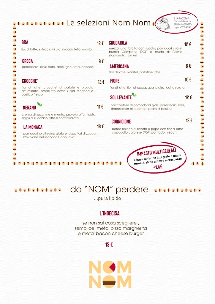 Menu_Nom Nom Pizza and Burger House - Moncalieri_Moncalieri_immagine_1