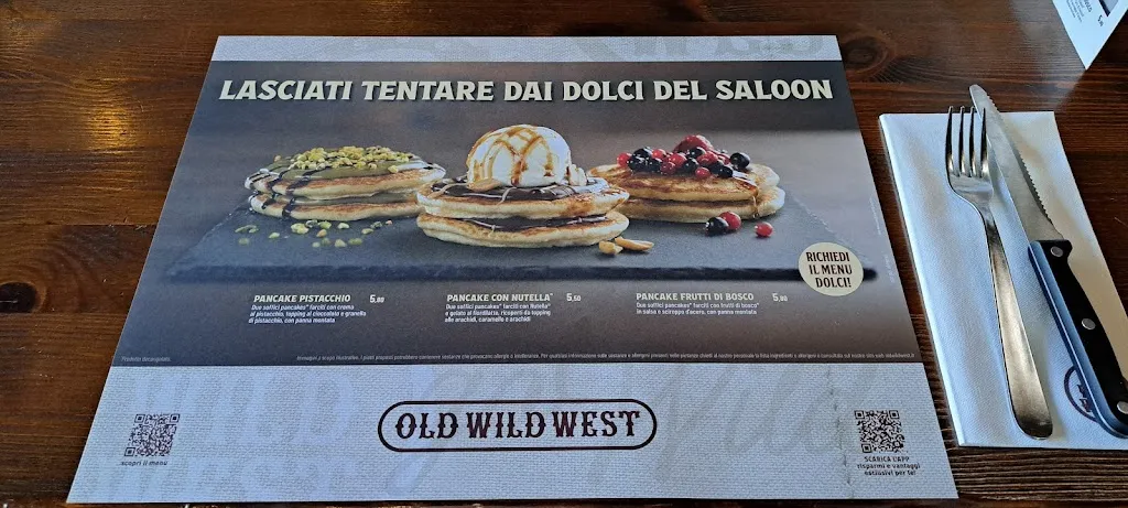 Menu_Old Wild West - Moncalieri 45° Nord Entertainment_Moncalieri_image_4