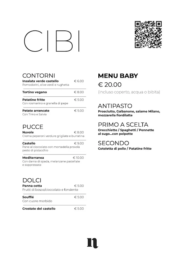 Menu_NUVOLE Castello Volante_Corigliano d'Otranto_image_4