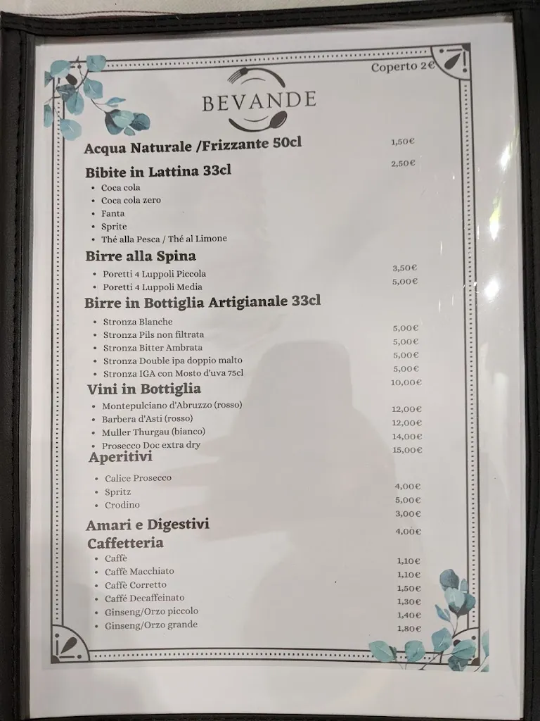 Menu_Pizzarium Pizzeria Napoletana Contemporanea & Catering_Montalto Dora_image_3