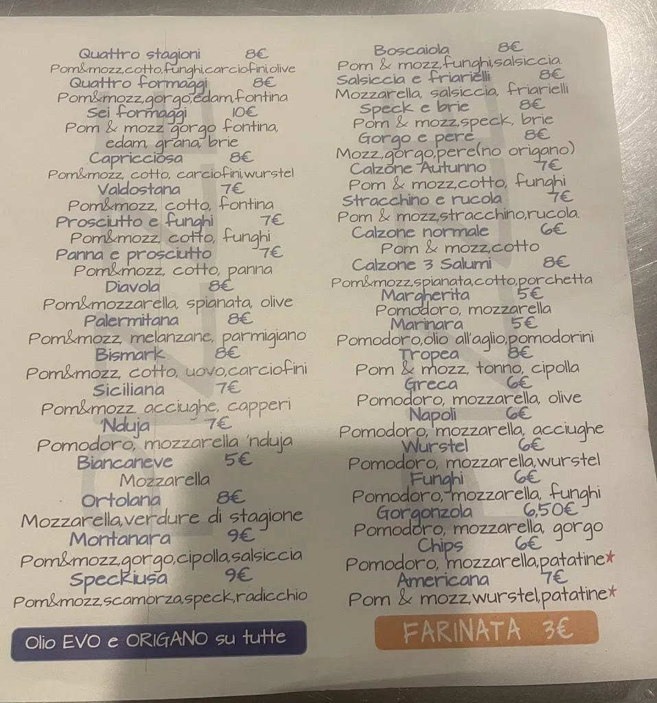 Menu_Panuozzeria Pizzeria Friggitoria Da Pino_Montanaro_immagine_1