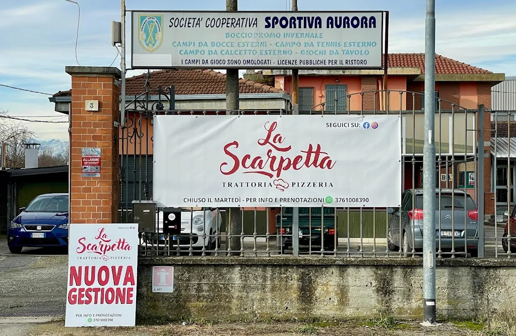 Trattoria Bar La Scarpetta restaurant in Montanaro