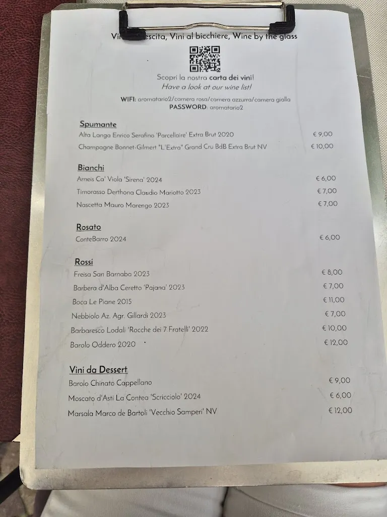 Menu_L'Aromatario - Osteria e Affittacamere_Neive-Borgonovo_image_2