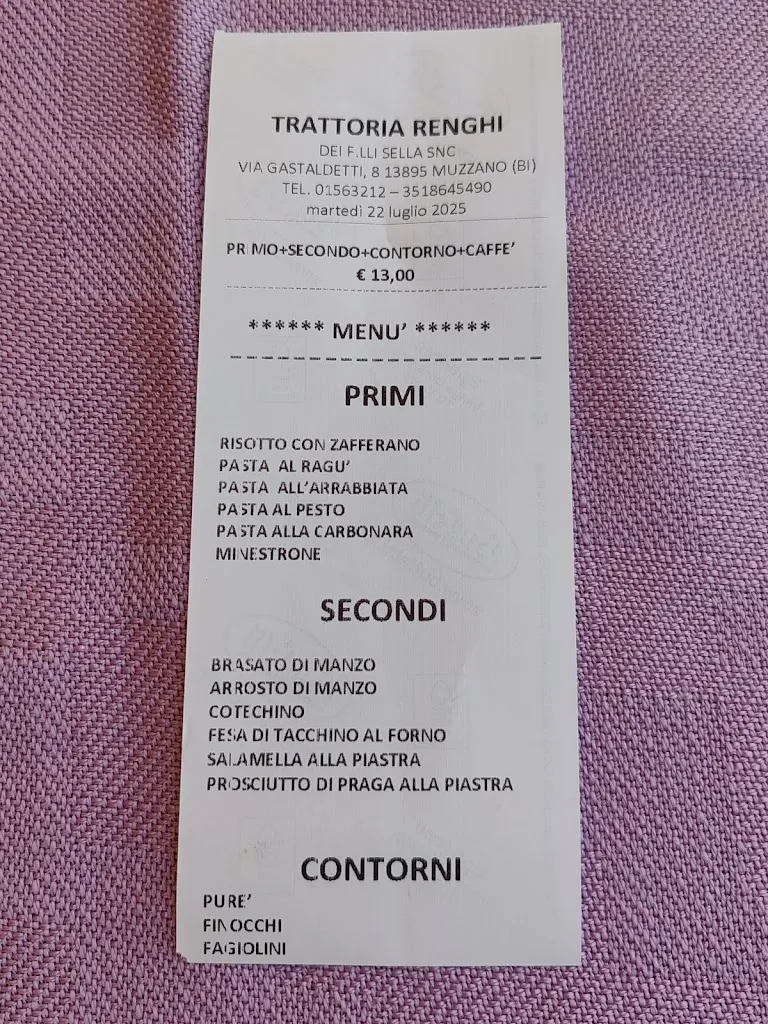 Menu_Trattoria Renghi_Muzzano_image_1