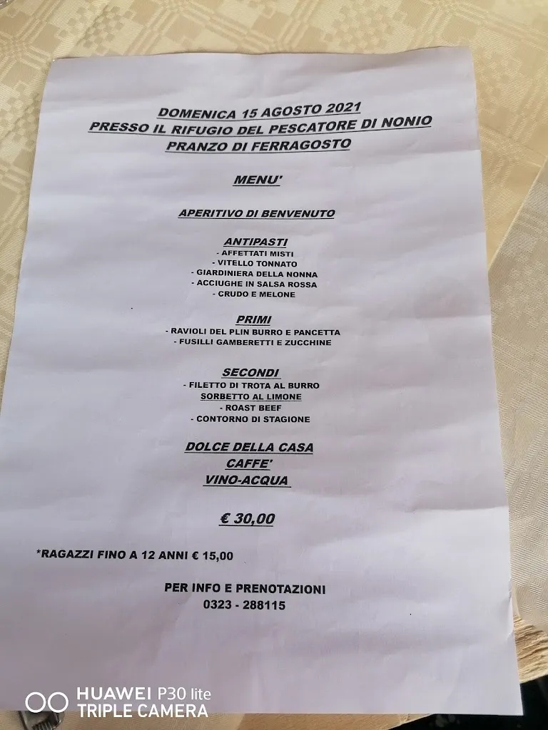 Menü_Rifugio del Pescatore_Nonio_Bild_1