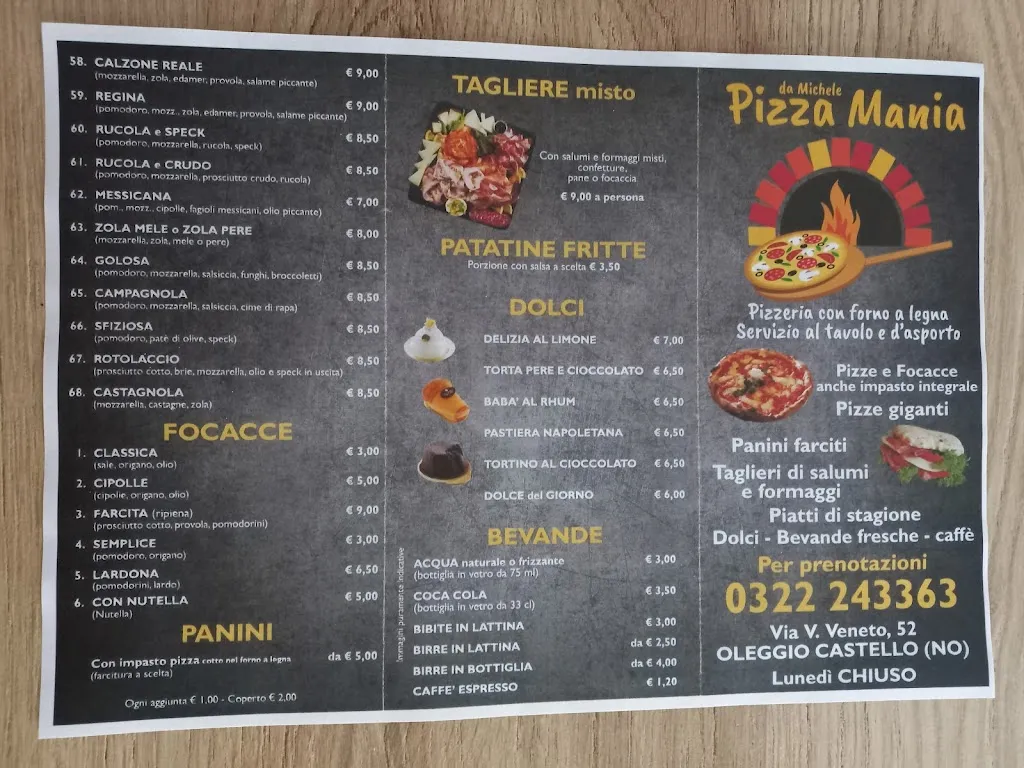 Menu_Pizzamania_Oleggio Castello_image_1