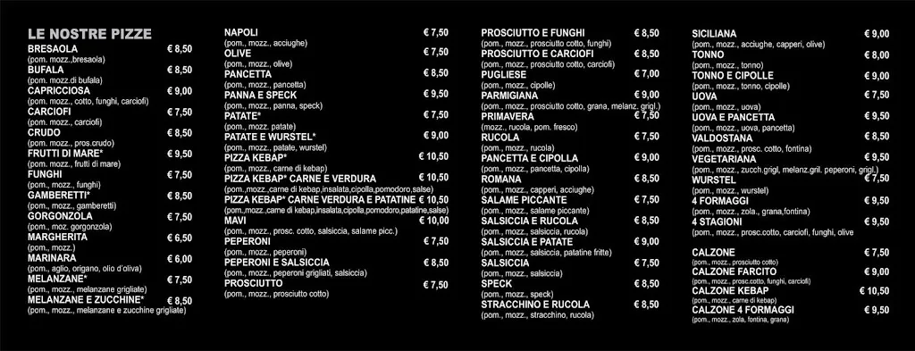 Menü_Da Sero 2 Pizza Grill Kebap_Nizza Monferrato_Bild_2