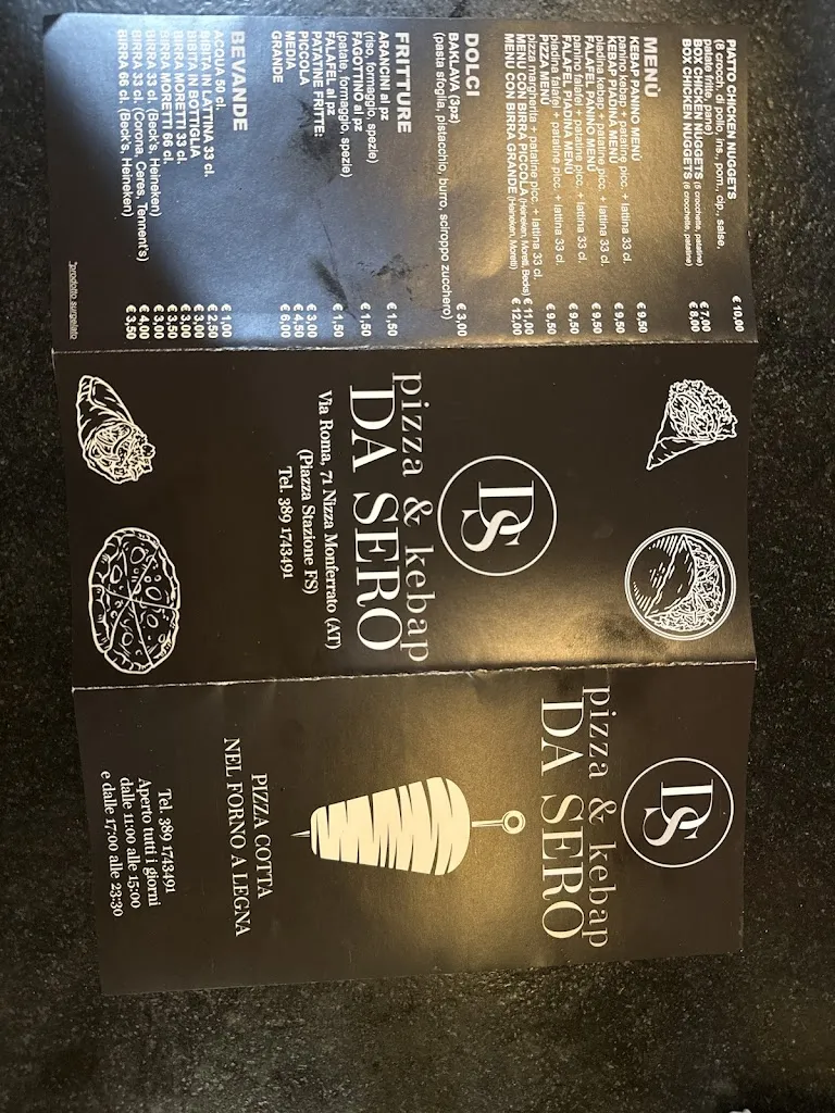 Menu_Da Sero Pizza & Kebab_Nizza Monferrato_image_3