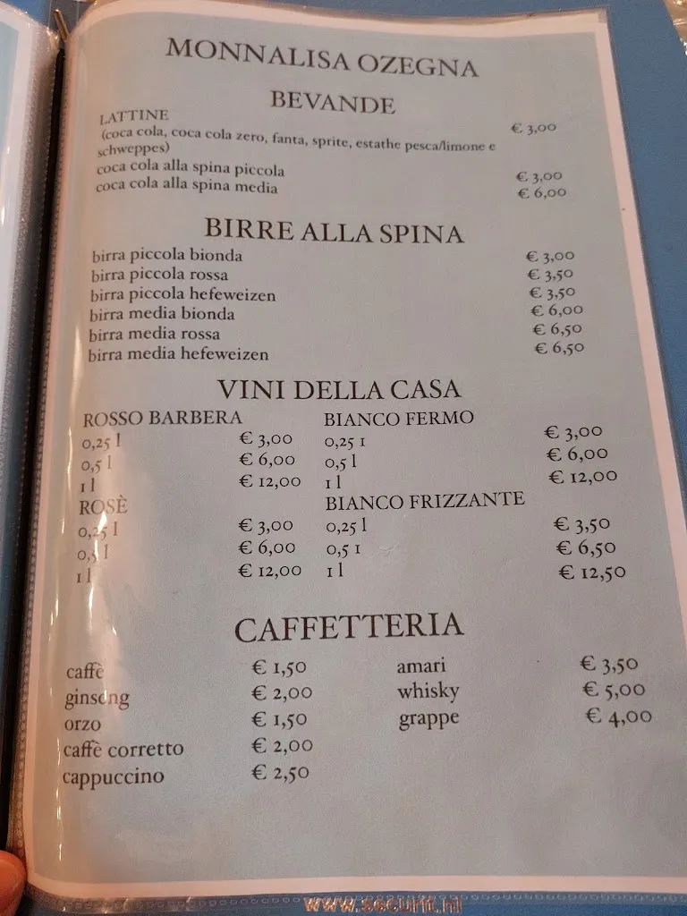 Menu_Ristorante Pizzeria Monnalisa Ozegna_Ozegna_image_1