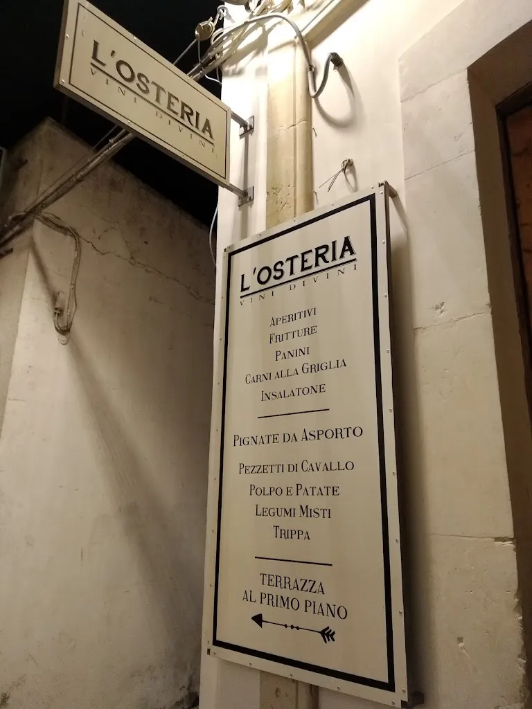 Menu_L'Osteria • Vini Divini_Cutrofiano_image_2