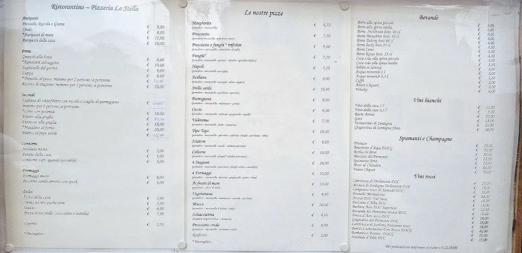 Menu_Ristorantino La Stella Pizzeria_Oulx_immagine_1