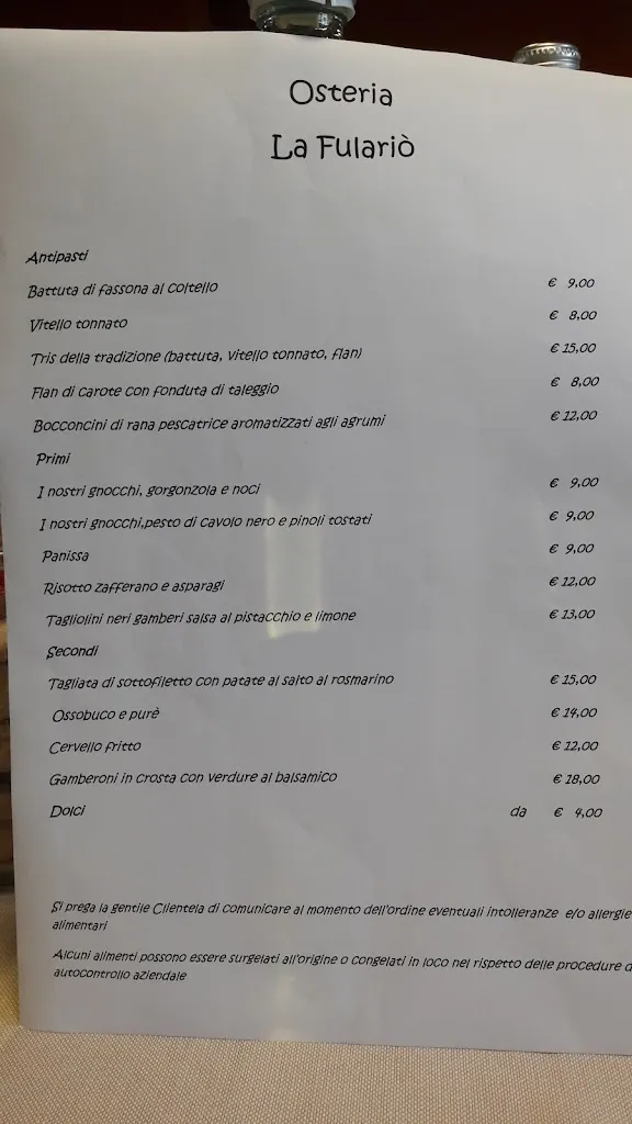 Menu_Osteria La Fulario_Palazzolo Vercellese_image_1