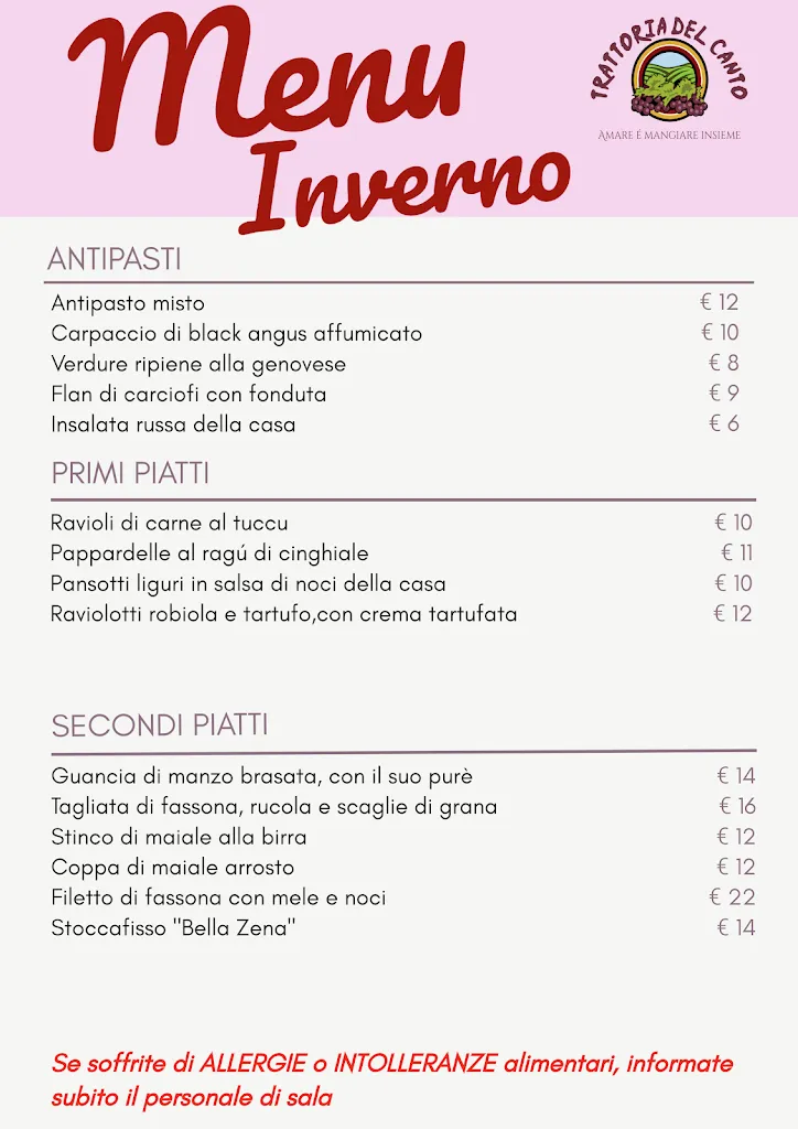 Menu_Antica Trattoria del Canto_Parodi Ligure_image_1