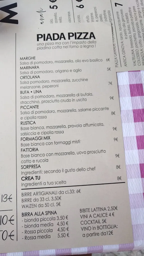 Menu_la Bottega della Piada e Pizza_Ovada_image_4