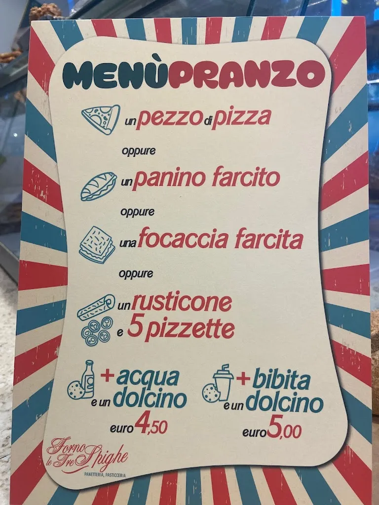 Menü_Forno Le Tre Spighe_Pavone Canavese_Bild_1