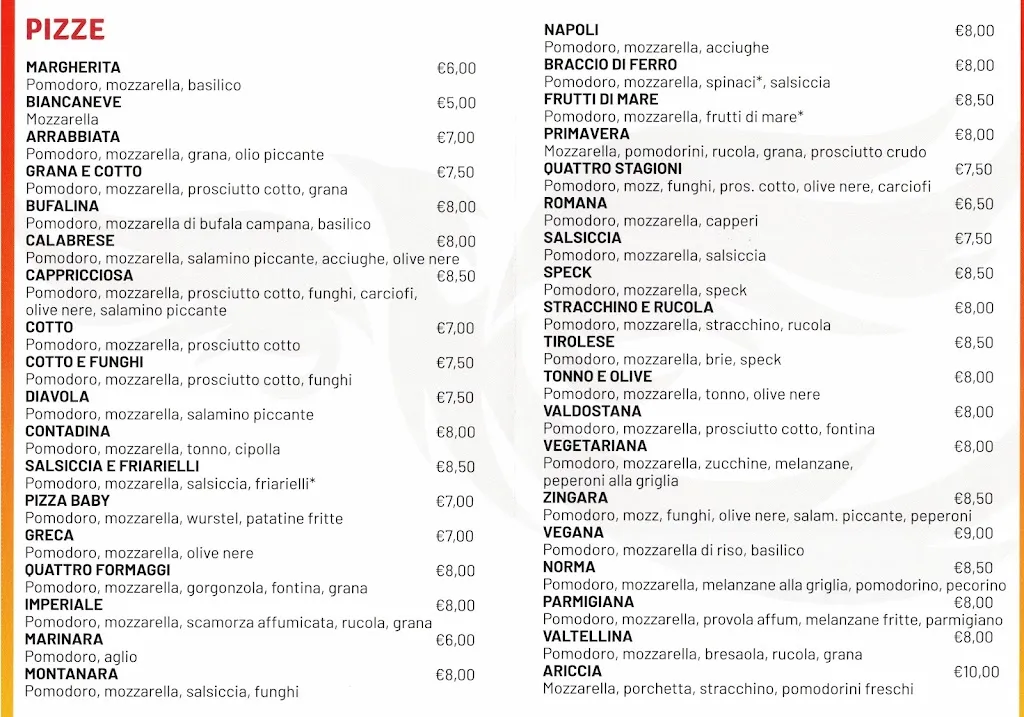 Menu_La Fenice - Pizzeria d'asporto_Pavone Canavese_image_1