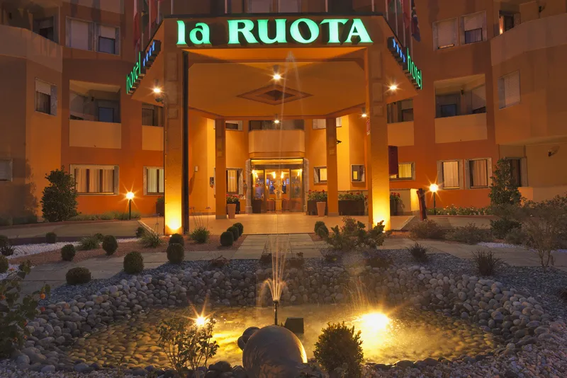 Hotel La Ruota restaurant in Pianfei