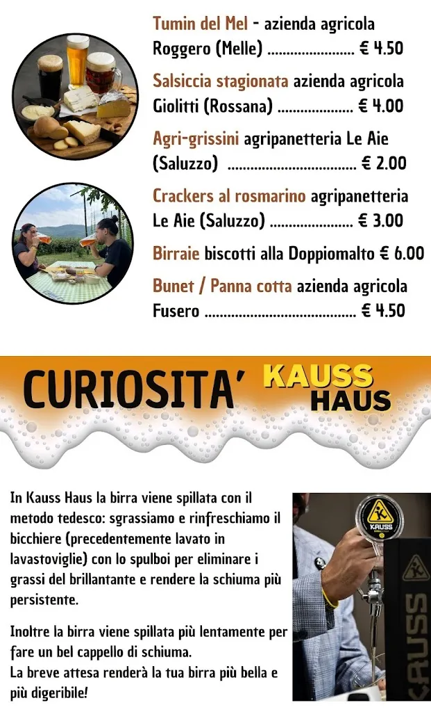 Menu_Birrificio Agricolo Kauss - KAUSS HAUS_Piasco_image_1