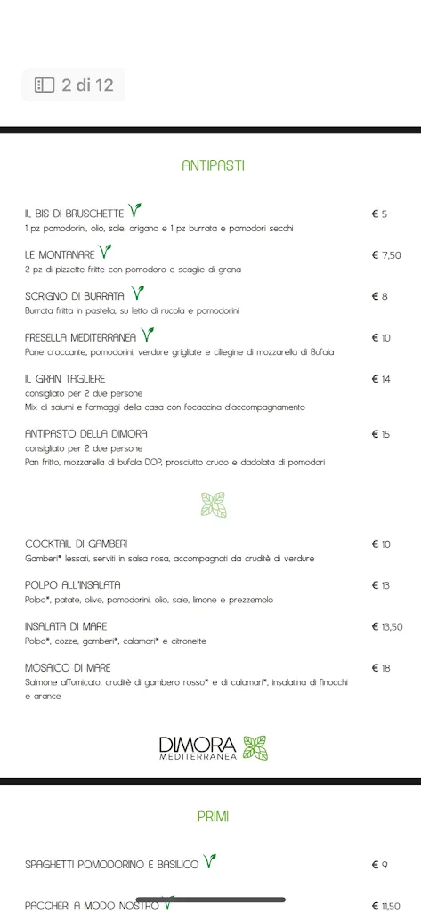 Menu_Dimora Mediterranea_Piobesi d'Alba_image_1