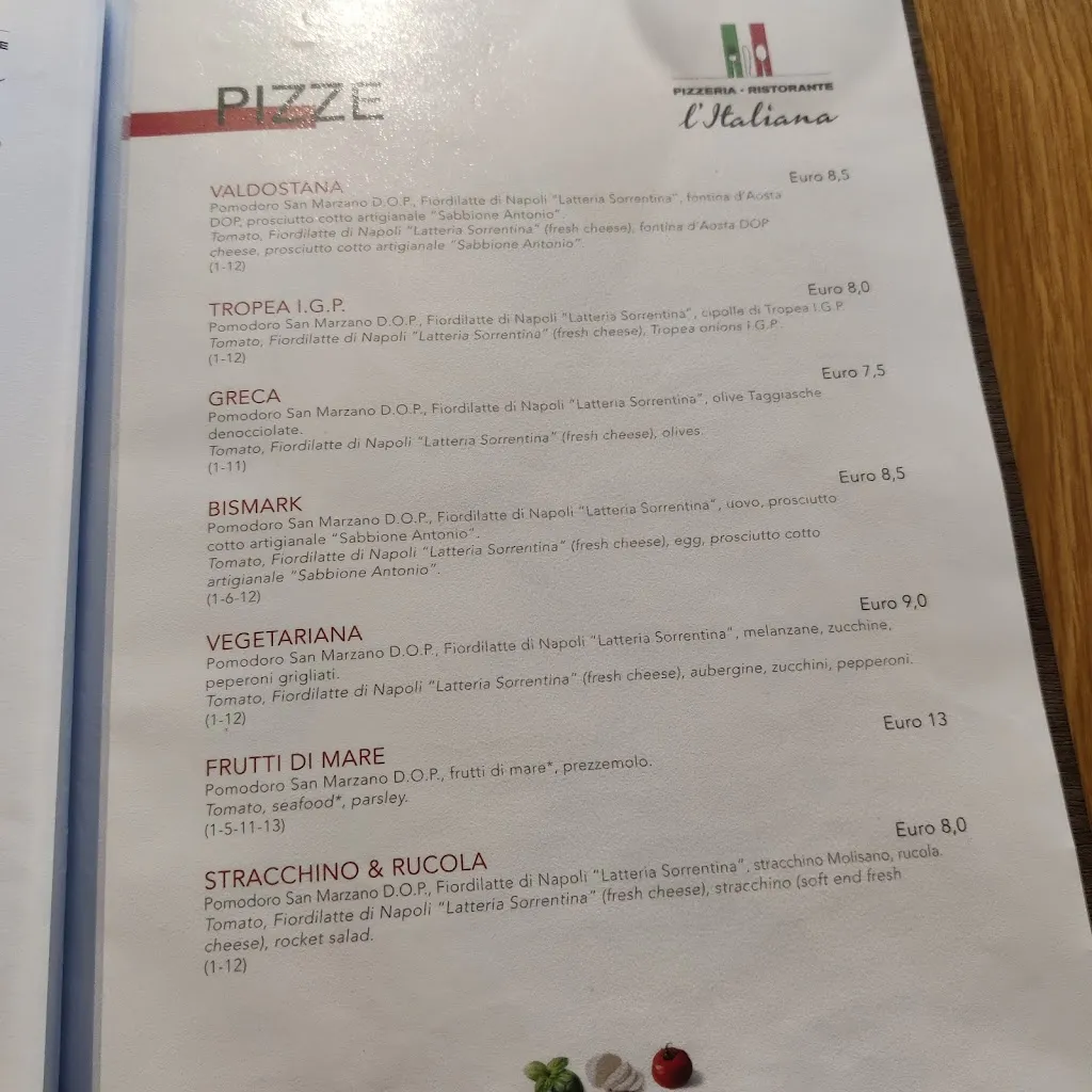 Menu_PIZZERIA RISTORANTE L'ITALIANA_Piobesi d'Alba_image_1