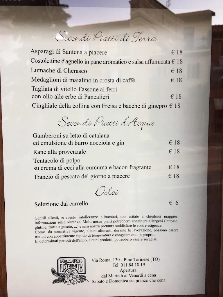 Menu_Ristorante Pigna d'Oro_Pino Torinese_image_1