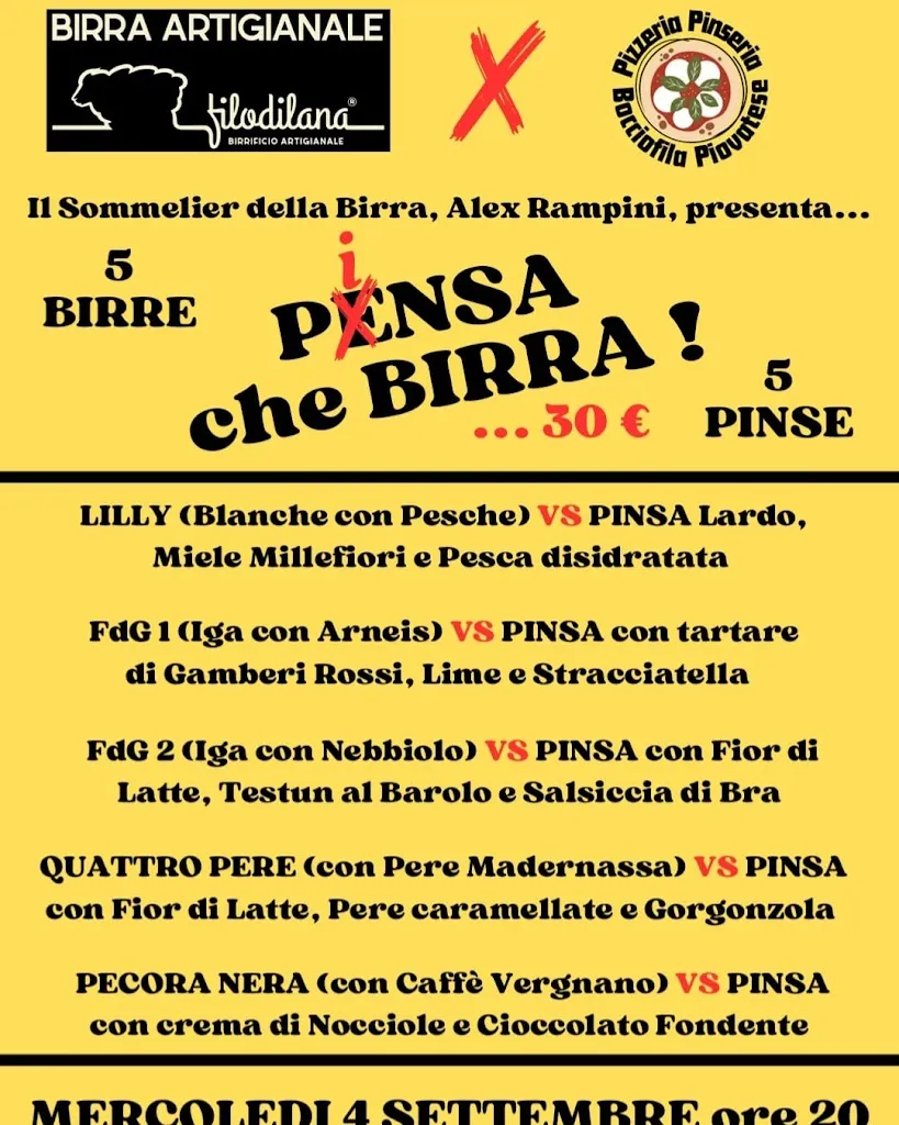 Menu_Pizzeria Pinseria Friggitoria Associazione dilettantistica bocciofila Piovatese_Piovà Massaia_image_2