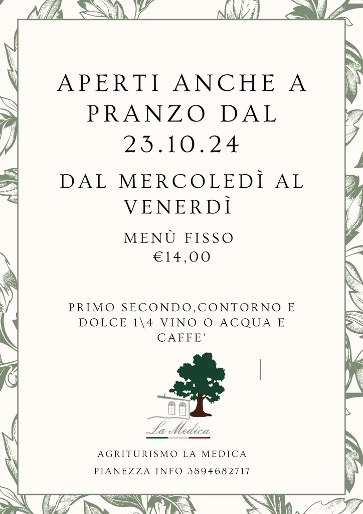 Menu_AGRITURISMO LA MEDICA SCUDERIA & MANEGGIO_Pianezza_immagine_4