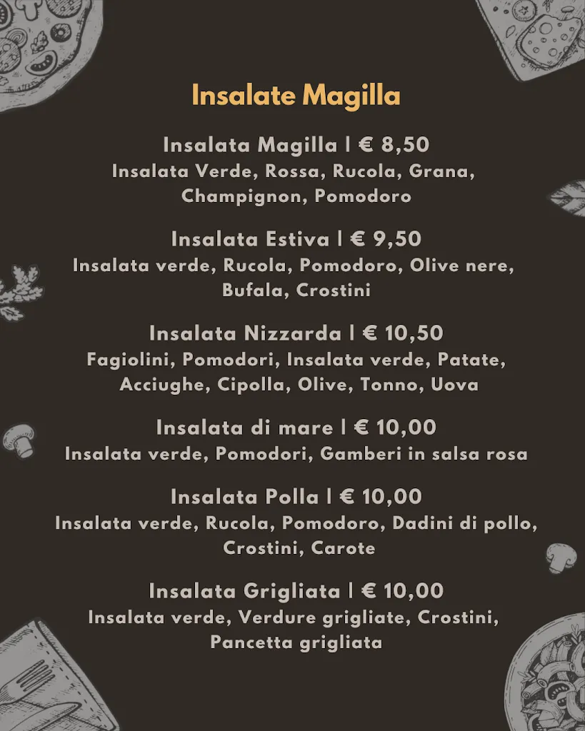 Menu_Pizzeria La Tana Di Magilla_Pianezza_image_3