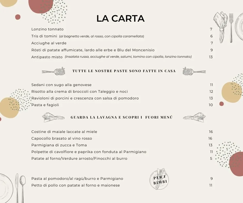 Menu_Osteria Bonadies - Lago & Ristorante_Pianezza_image_3