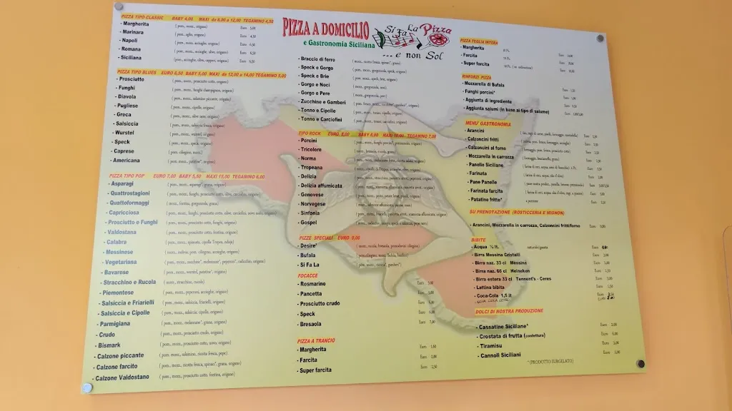 Menu_Si Fa La Pizza E Non Sol Piossasco_Piossasco_image_1