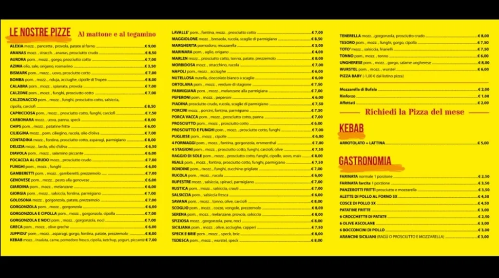 Menu_Pronto...Pizza Di Guerrieri Matteo_Piossasco_image_1