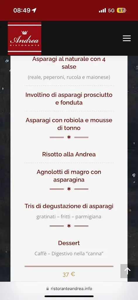Menu_Ristorante Andrea_Poirino_image_1