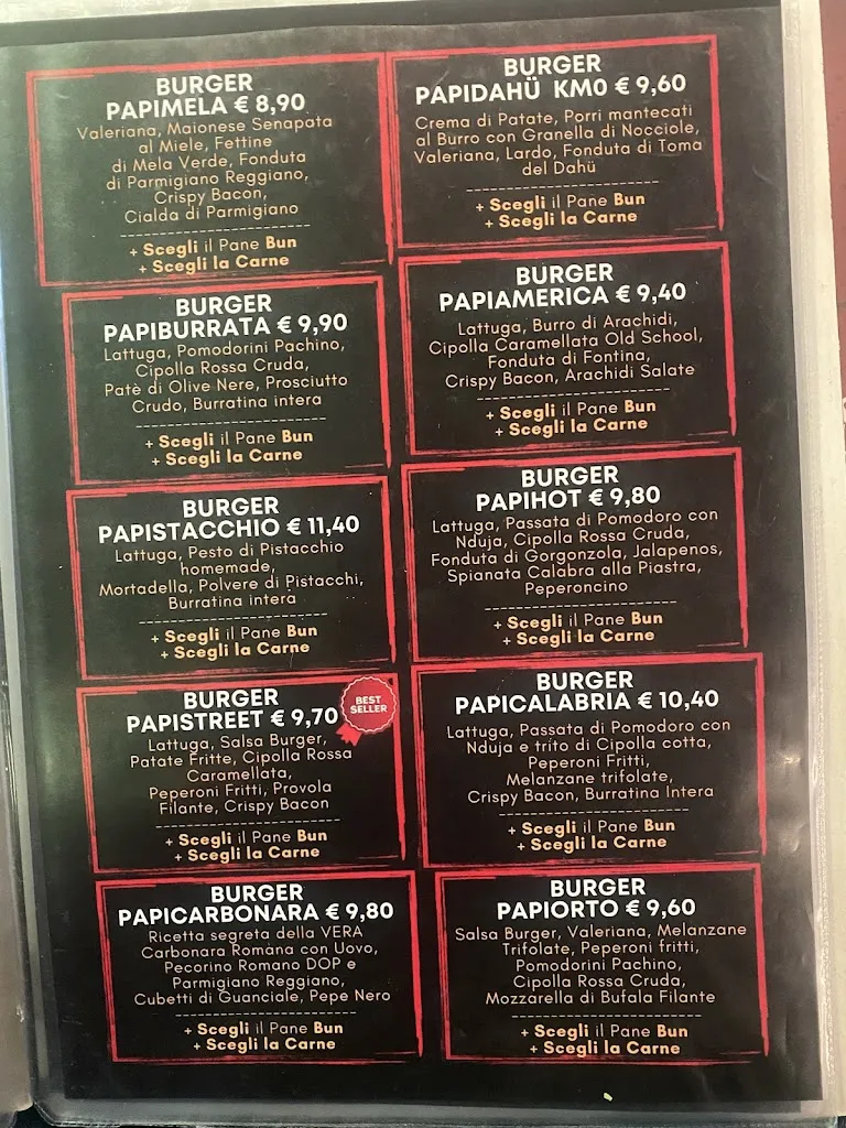 Menu_Le Papillon - Wood oven - Hamburger Gourmet_Pomaretto_image_3