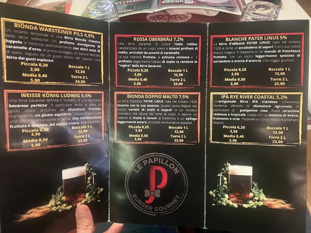 Menu_Le Papillon - Wood oven - Hamburger Gourmet_Pomaretto_image_4