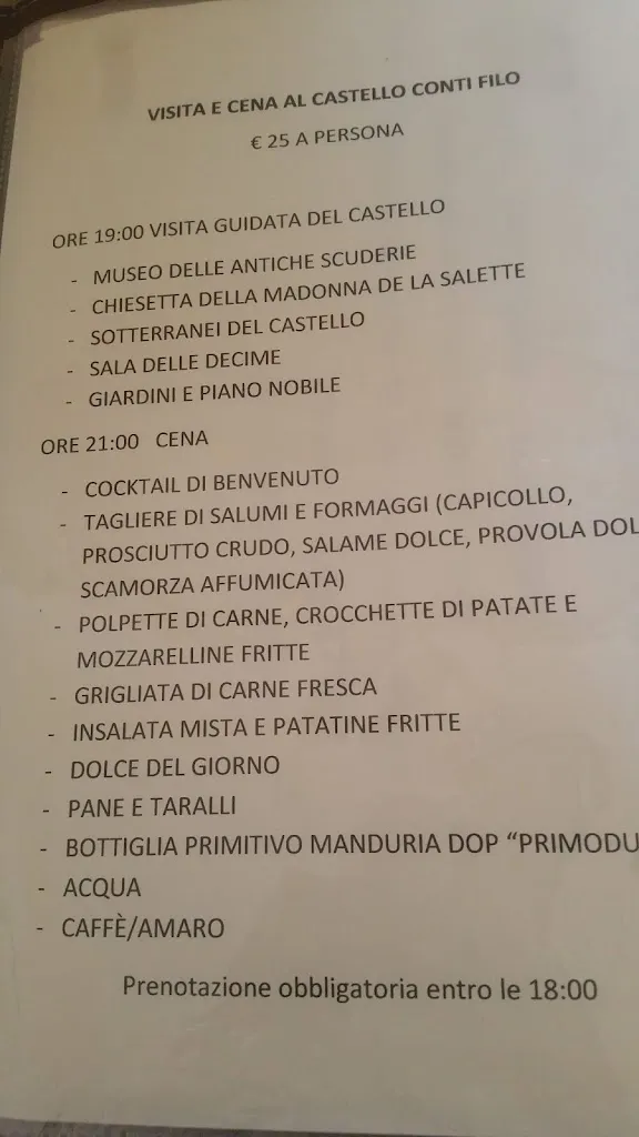 Menu_Castello Conti Filo Resort_Erchie_immagine_1