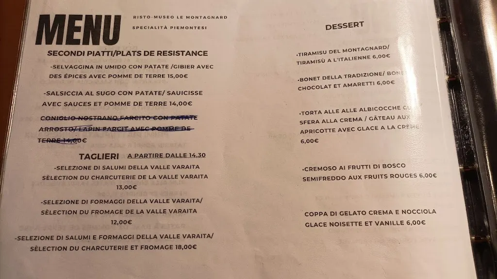 Menu_Le Montagnard Risto Museo_Pontechianale_image_1