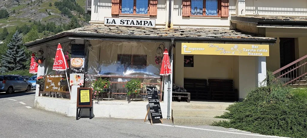 Nuova Stella Alpina restaurant in Pontechianale