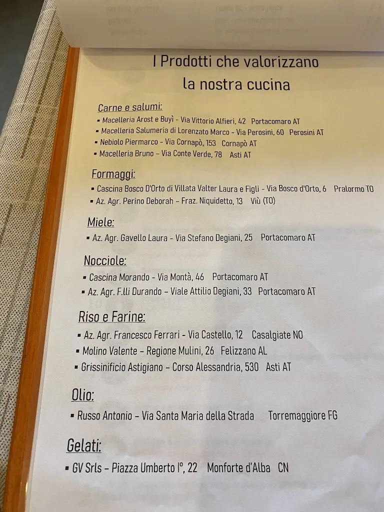 Menu_Ristorante @ Locanda Antico Ricetto_Portacomaro_image_1