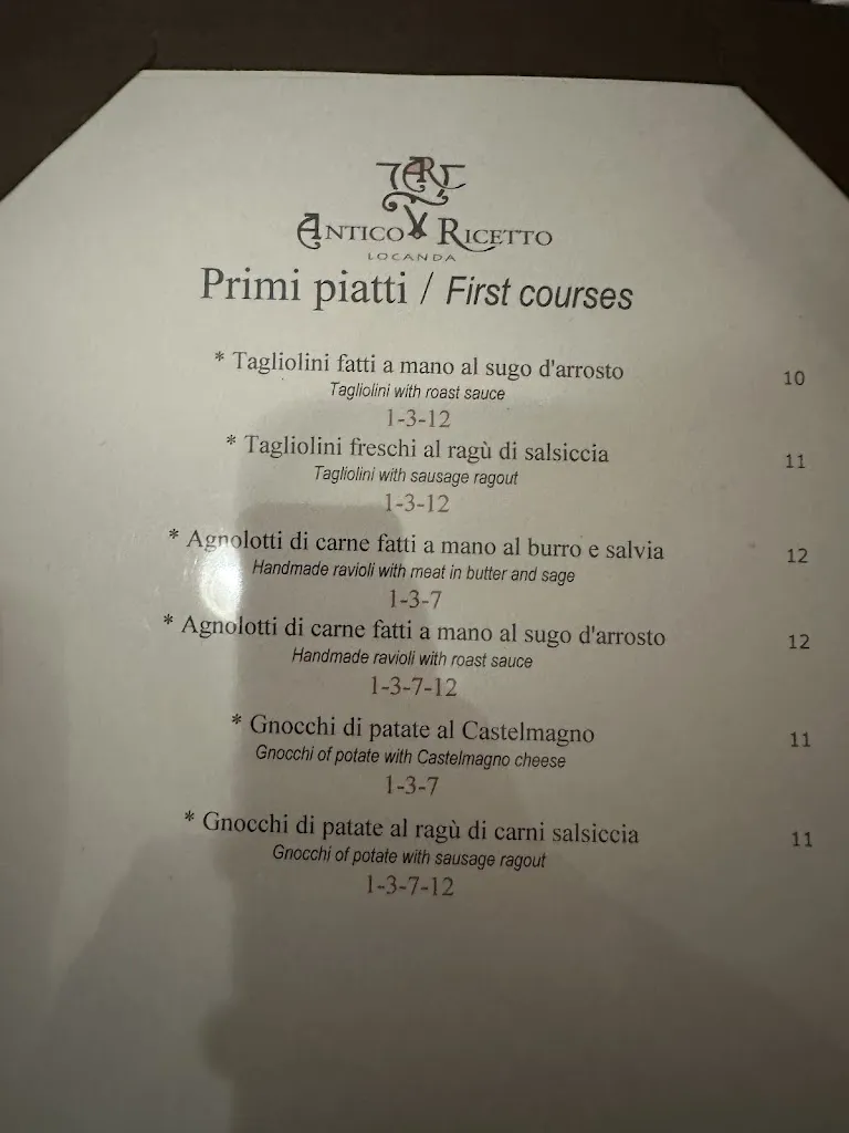 Menu_Ristorante @ Locanda Antico Ricetto_Portacomaro_image_3