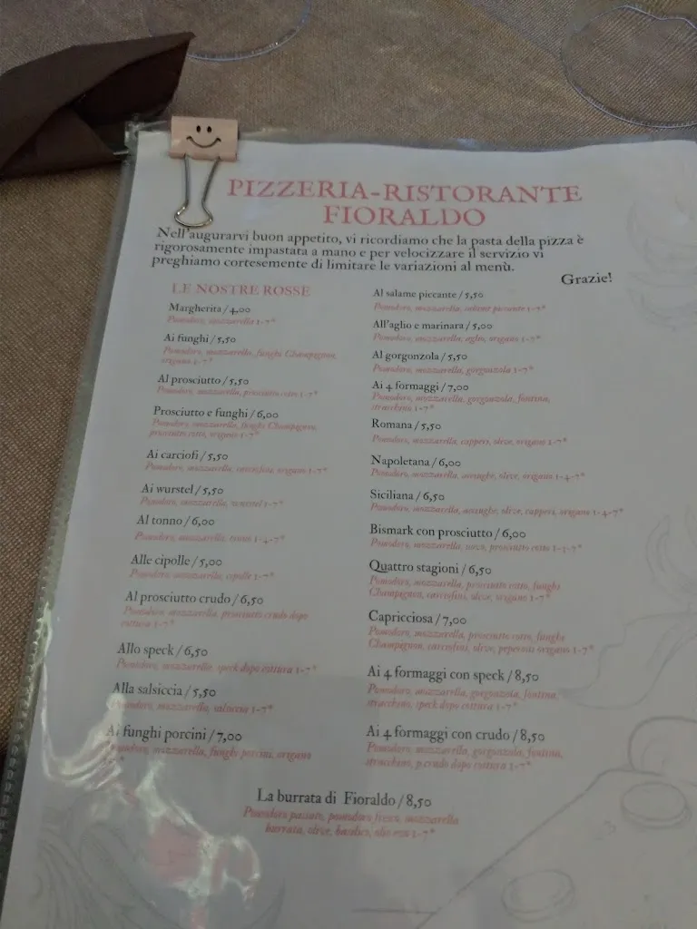 Menu_Ristorante Pizzeria Fioraldo_Priero_image_1