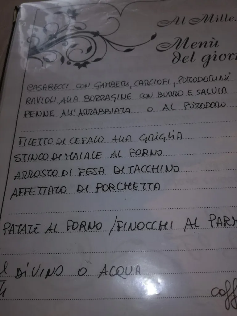 Menü_Ristorante Pizzeria Al Mille…._Prato Sesia_Bild_3