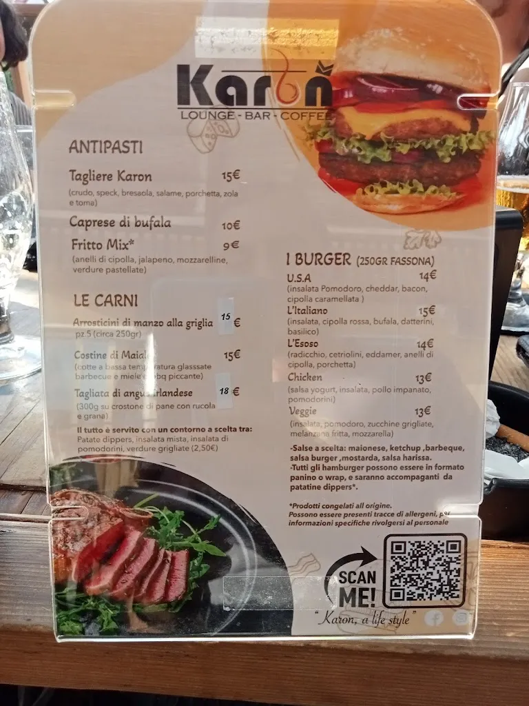 Menu_Karon Bar Lounge Coffee_Prato Sesia_immagine_2