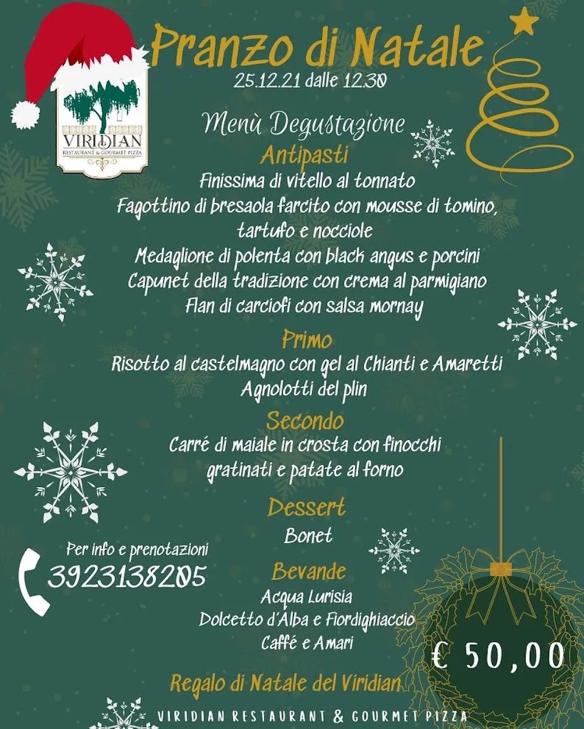 Menu_Viridian Restaurant & Gourmet Pizza_Quassolo_image_1