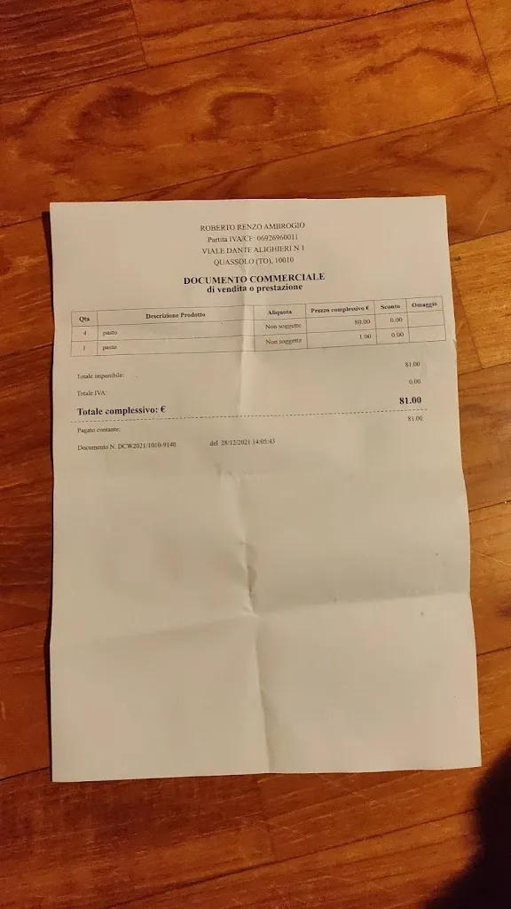 Giulio Pipitone_RISTORANTE BAR IL PONTE_Quassolo_review