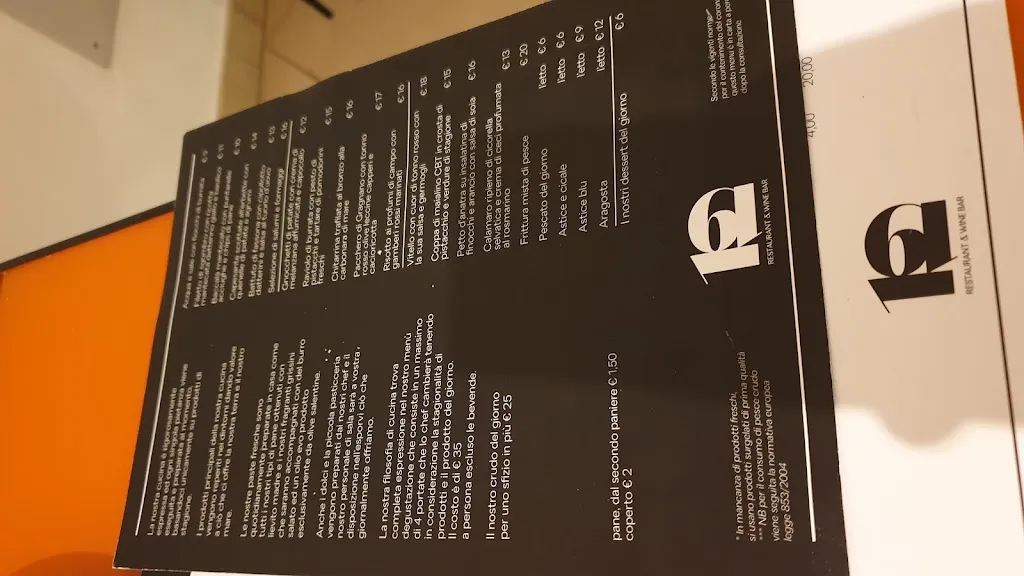 Menu_119 Restaurant & Wine Bar | Ristorante_Depressa_image_3