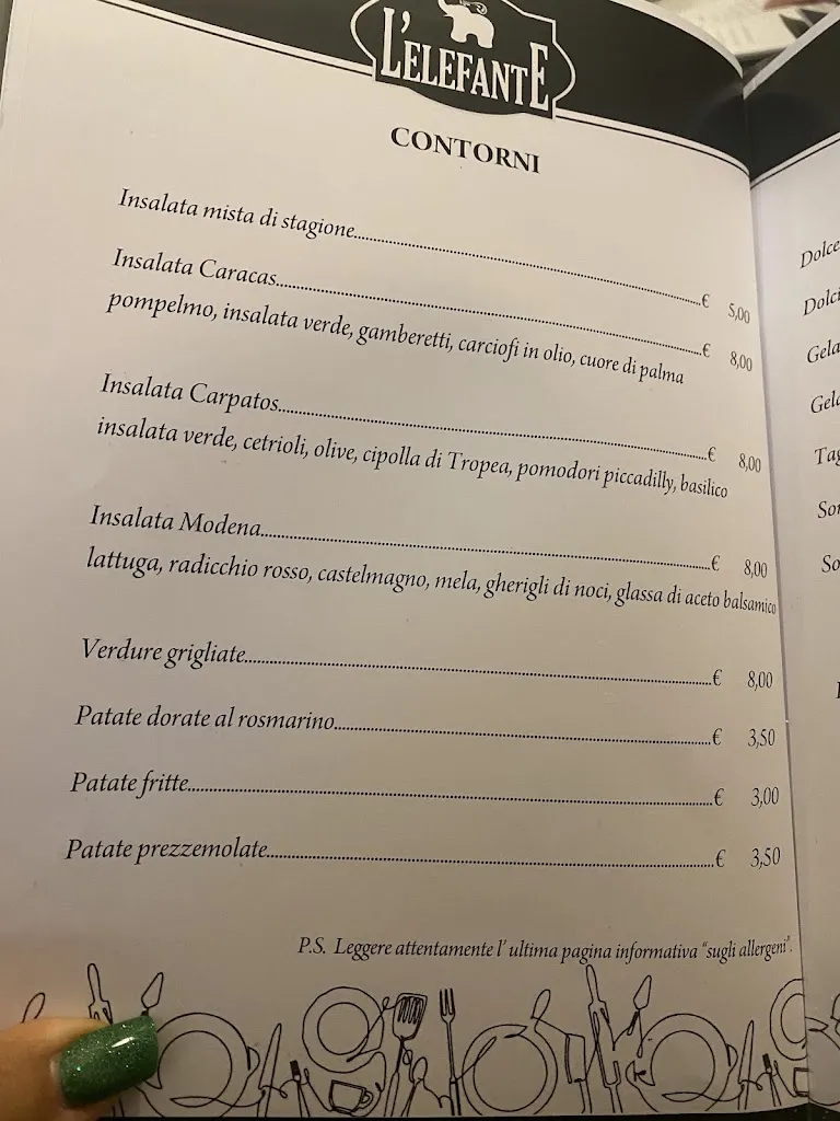 Menu_L'Elefante Ristorante Pizzeria_Revigliasco_image_4