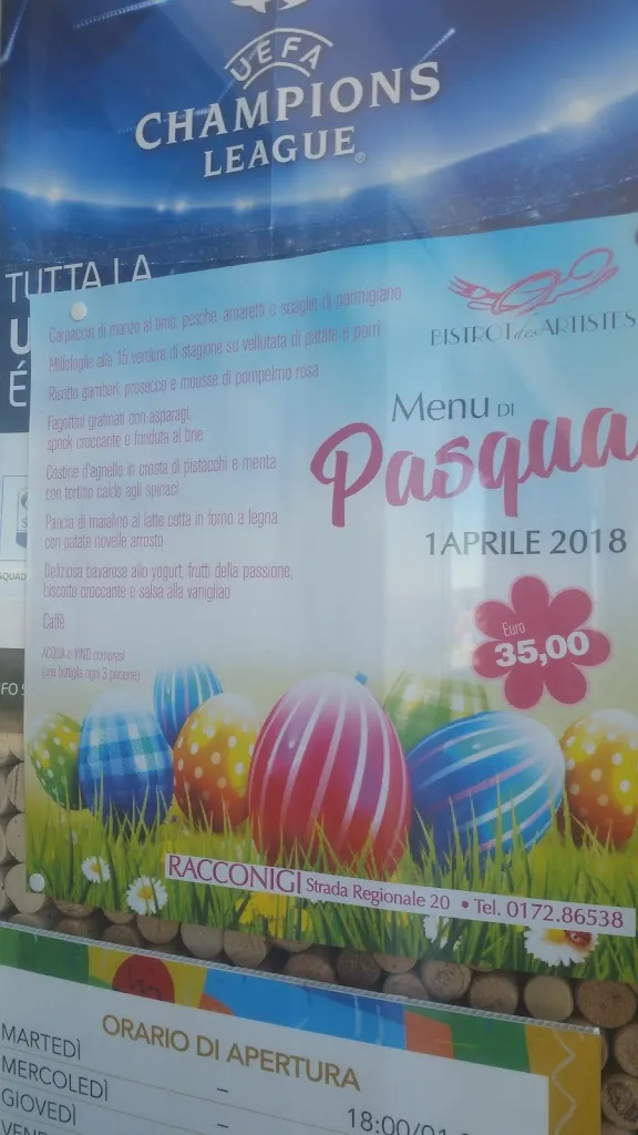 Menu_Bistrot des Artistes_Racconigi_image_3