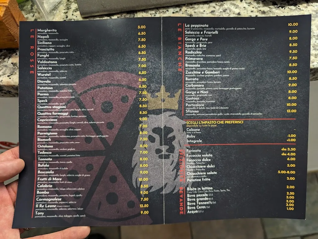 Menu_Pizzeria Il Re Leone_Racconigi_image_1