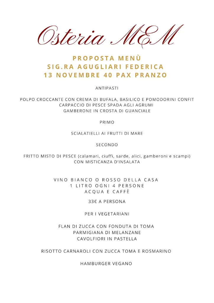 Menu_Osteria M.E.M | Robassomero_Robassomero_immagine_2